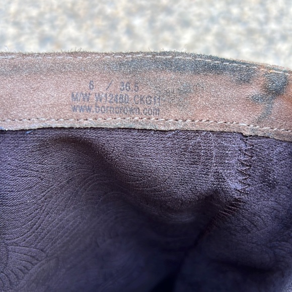 Born Brown Block Heel Suede Knee High Boots - Picture 8 of 14